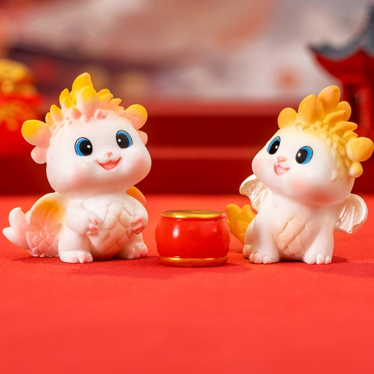 มังกรน้อยมีปีกตาแป๋ว (ราคา/1 ชิ้น) ตุ๊กตาแต่งบ้าน ตุ๊กตาแต่งสวน ของสะสม โมเดล จัดสวนถาด พร็อพถ่ายรูป