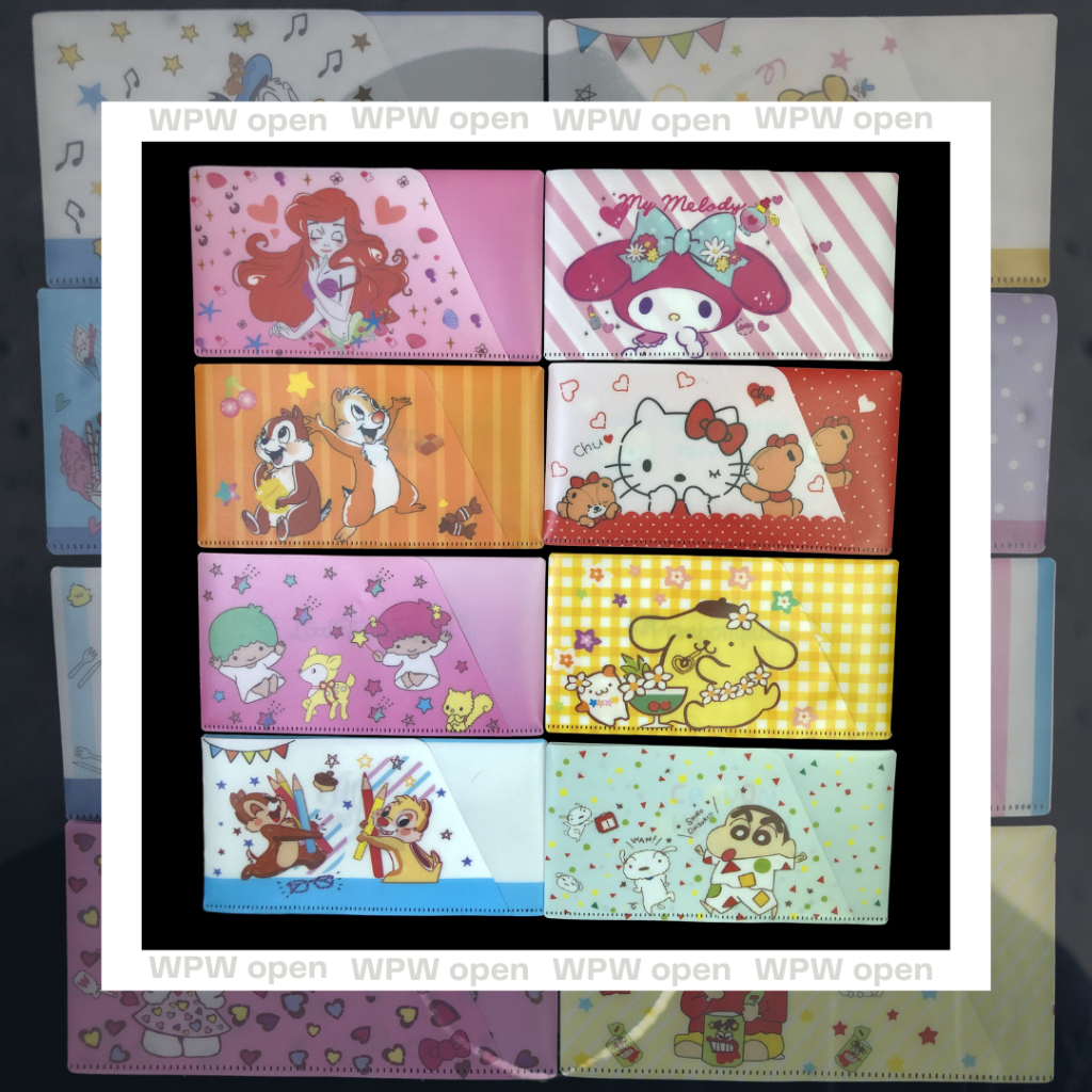 ✉  ซองใส่แมสพกพา ซองใส่หน้ากากอนามัย ซองใส่แมส kf94 ปิดซองด้วยกระดุม พร้อมส่ง ส่งไว by WPW open