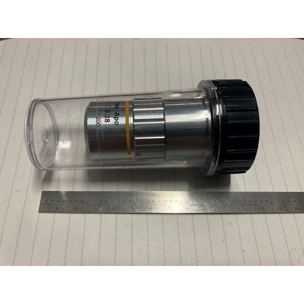 Microscope Objective Lens Mitutoyo M Plan Apo 10X / 0.28 ∞/0 f=200