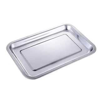 🔥ถาดสแตนเลสลึก ถาดสแตนเลสสี่เหลี่ยม ถาดเสริฟ ใส่อาหาร ใส่หม่าล่า ลายก้นหอย