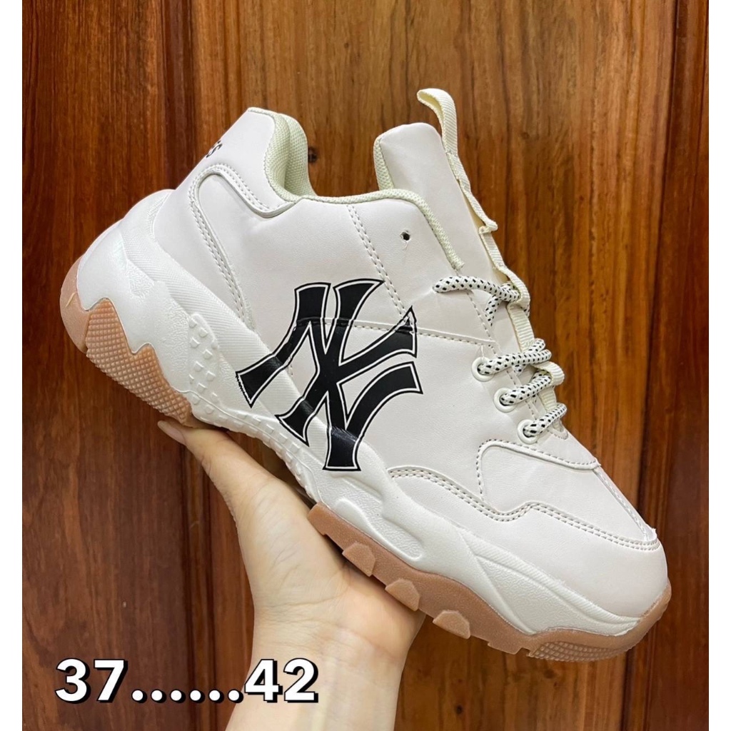 🌟ลดเพิ่ม50🌟MLB Boston Bigball Chunky รองเท้าอเนกประสงค์ สูง 6CM รองเท้าผ้าใบผู้หญิง