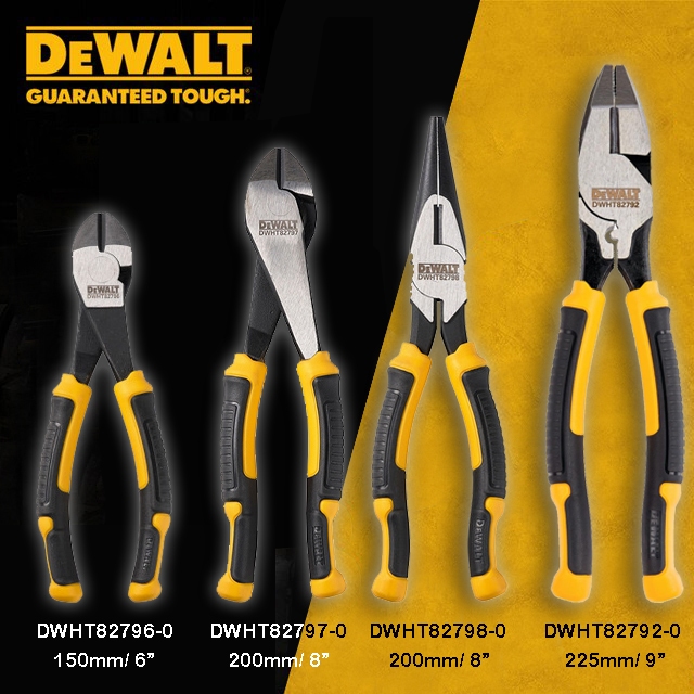 DeWALT คีมรุ่น DWHT82792-0 DWHT82798-0 DWHT82797-0 DWHT82796-0 DWHT82795-0