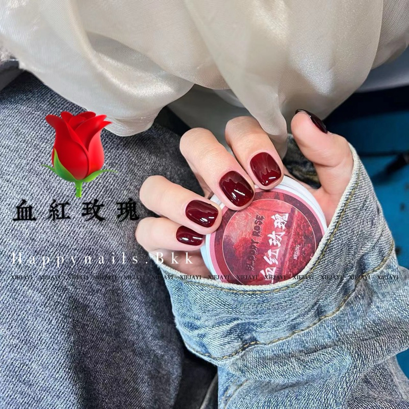 สีแดงกระปุกใหญ่25g