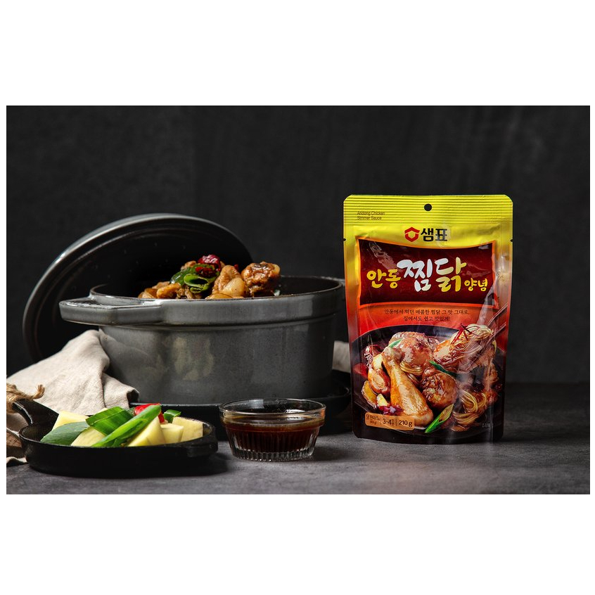 Sempio JJIMDAK SAUCE 210g ซอสจิมดัก ไก่อบวุ้นเส้น 찜닭Korean Braised Chicken - รูปที่ 5