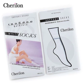 (ส่งฟรี)(ยกโหล12คู่)Cherilon เชอรีล่อน ถุงเท้าพยาบาล ใส่สบาย คุณภาพดี