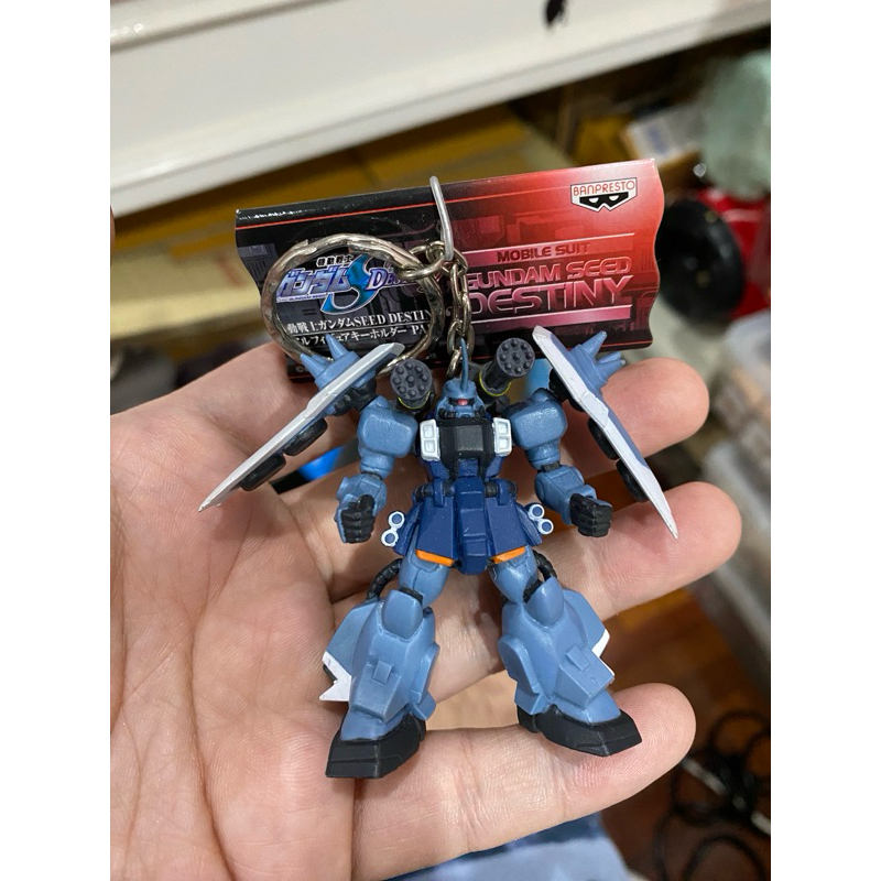 Banpresto Mobile suit SD Gundam SEED Destiny -  Slash Zaku Phantom Figure Keychain  l พวงกุญแจ กันดั