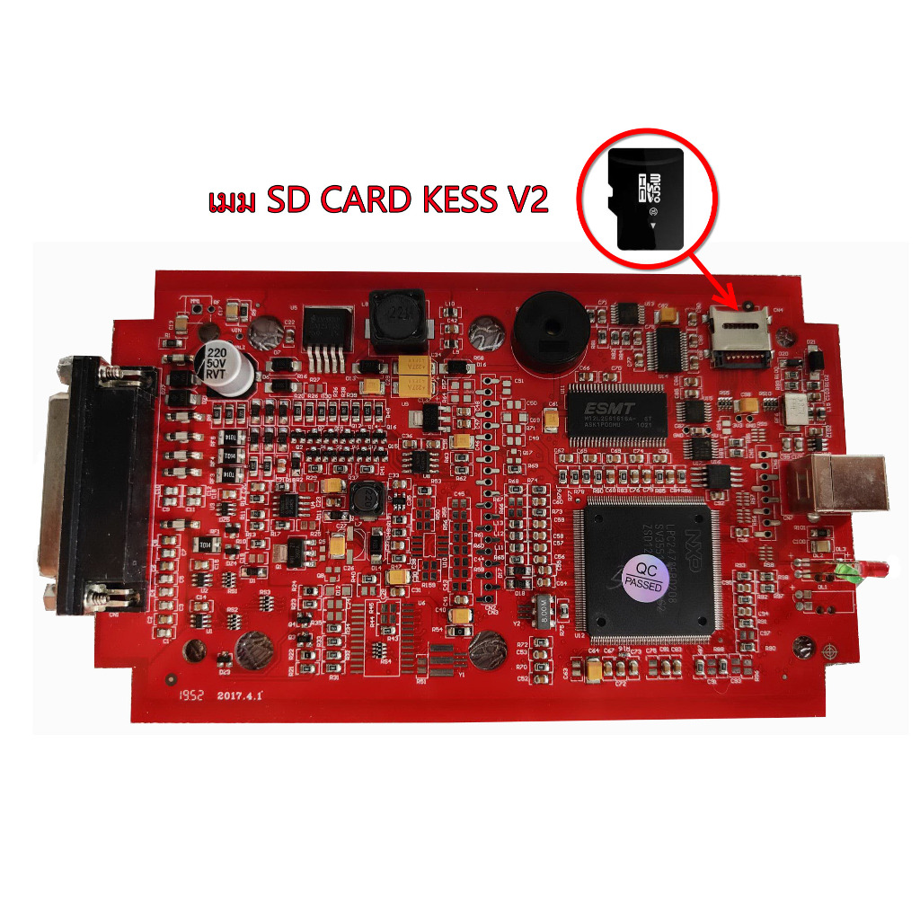 เมม SD CARD Kess V2 สำหรับแก้อาการ External exception EEFFACE และ Protocol not found