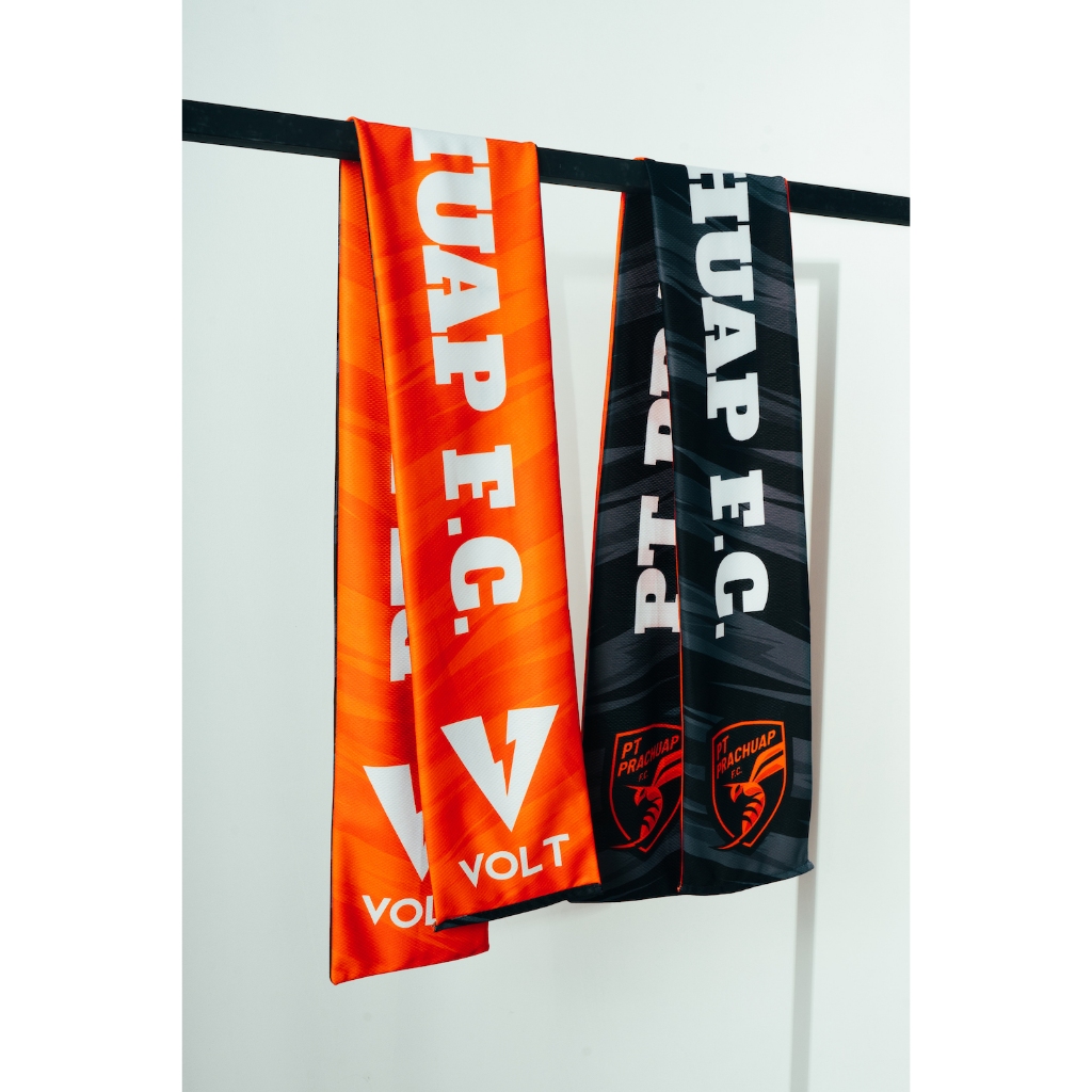 VOLT ผ้าพันคอ พีที ประจวบ เอฟซี สีส้ม PT PRACHUAP FC SCARF ORANGE
