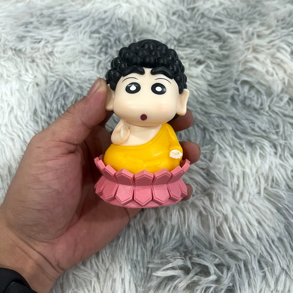โมเดล ฟิกเกอร์พระพุธทเจ้าชินจังจอมแก่น ชินจัง น่ารัก สินค้าตั้งโชว์ ตกแต่ง