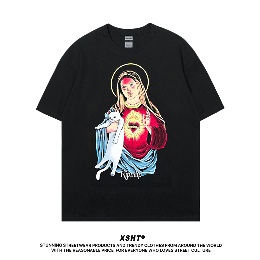 🔥พร้อมส่ง🔥 เสื้อ Gildan ลาย Ripndip - Black (สีดำ) by XSHT