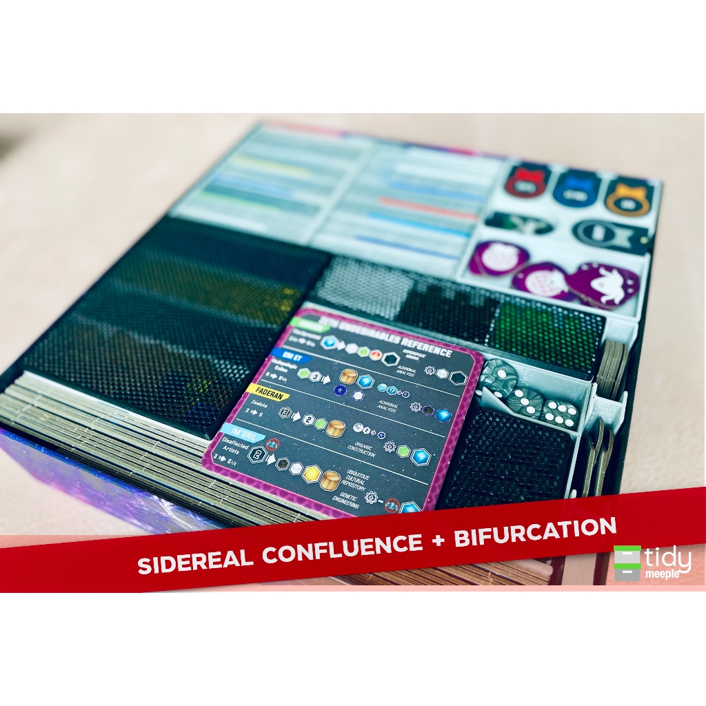 Tidy Insert สำหรับเกม Sidereal Confluence (Remastered) + เสริม Bifurcation