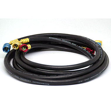 TASCO BLACK สายชาร์จน้ำยา 60 นิ้ว 3 เส้น (R22,R134a,R404a) ยี่ห้อ TASCO BLACK รุ่น TB120SM-HOSE (600PSI)