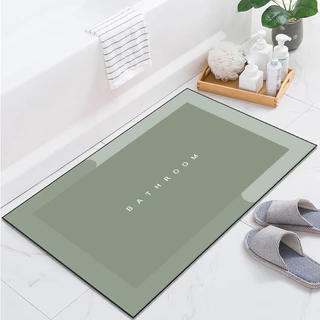 jjdaily2 พรมเช็ดเท้า ขนาด 40*60cm ในห้องนอน ห้องครัวและห้องน้ำ พรมเช็ดเท้า ลายน่ารัก นุ่มสบาย A252