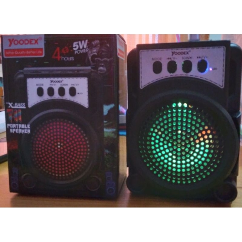 ลำโพงบลูทูธขนาดพบพาYOODEXรุ่นX-BASS