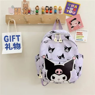 Gany Sanrio Kuromi Pochacco Cinnamon กระเป๋าเป้สะพายหลัง อเนกประสงค์ ความจุขนาดใหญ่ สําหรับเด็กนักเรียน