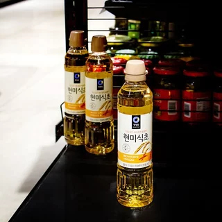 CHUNG JUNGWON BROWN RICE VINEGAR ชองจองวอน น้ำส้มสายชูหมัก จากข้าวกล้อง 500ml 청정원 현미식초
