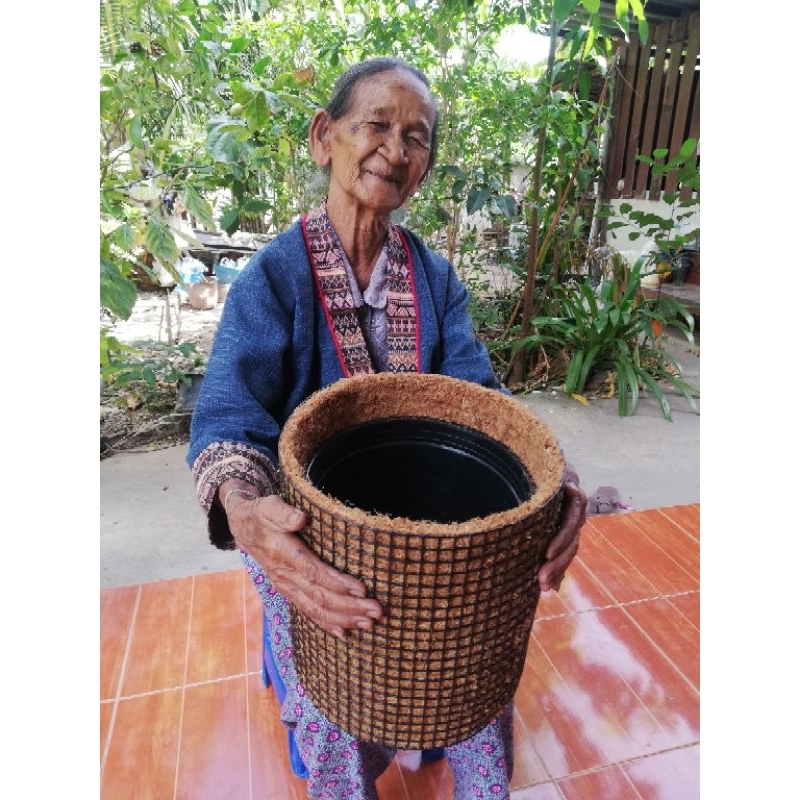 Sale​ ​20% กระถางใยมะพร้าว..รุ่นจัมโบ้