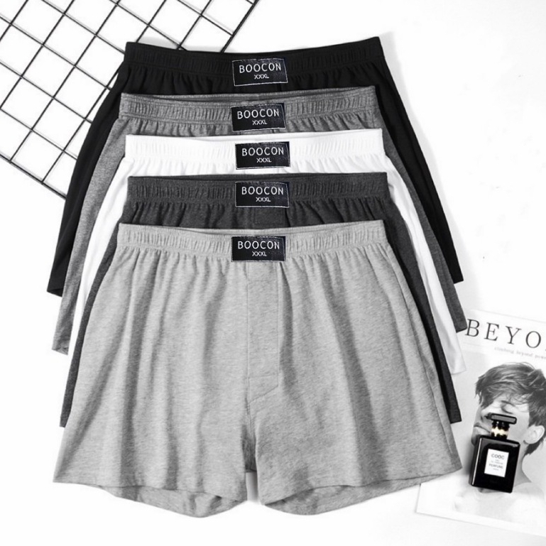 กางเกงบ๊อกเซอร์ผู้ชาย Boxer ขาสั้น บ๊อกเซอร์สีพื้น ผ้านิ่มใส่สบาย ไม่อึดอัด ระบายความร้อนได้ดี แห้งไว สินค้าพร้อมส่ง