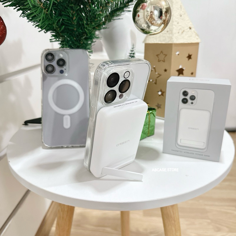 Orsen By Eloop EW52 10,000 mAh Powerbank ไร้สาย มีขาตั้งในตัว การชาร์จด่วน