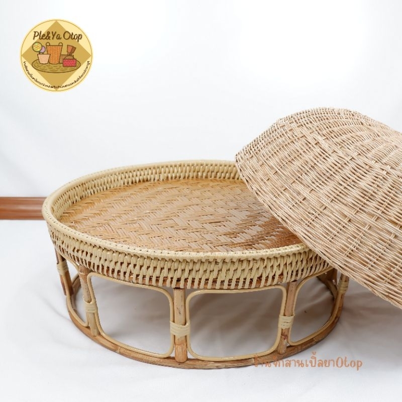 ขันโตกพร้อมฝาชี ชุดขันโตก+ฝาชีหวาย พร้อมส่ง - รูปที่ 7