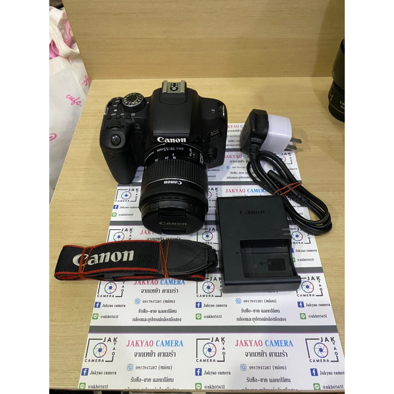 (มือสอง) Canon eos 800d+18-55 is stm