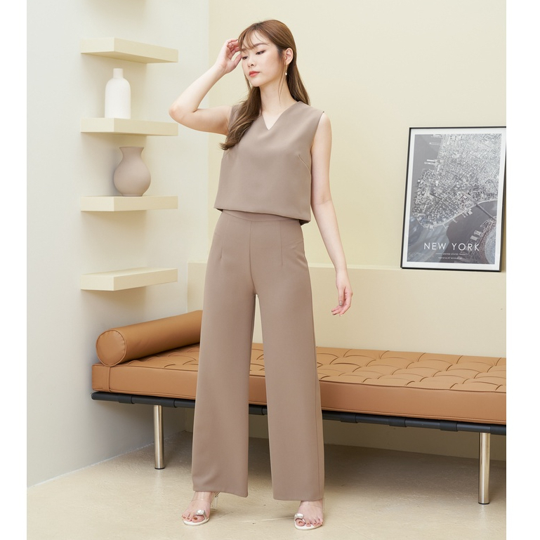 ขายาวทรงกระบอกผ้า PCN by Hanamilin clothing