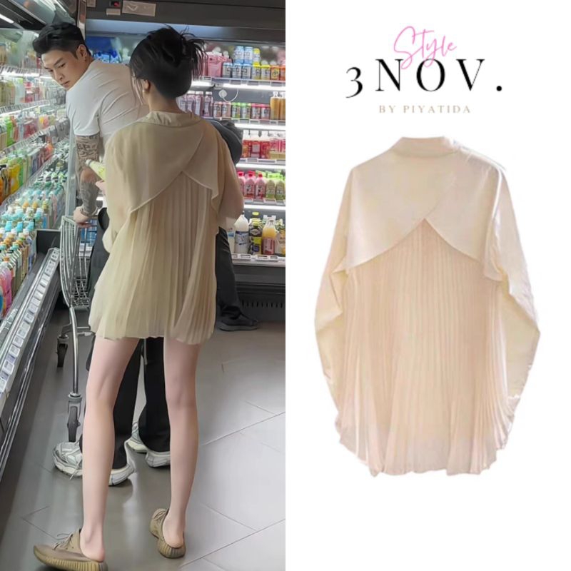 Caroline Top εїз : เสื้อแขนยาวเรียบหรูดูแพง พร้อมส่งTH