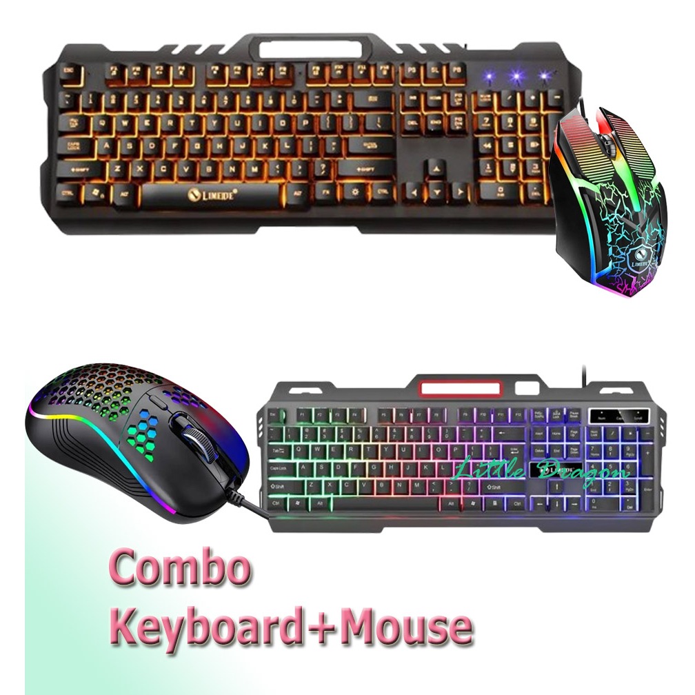 คีย์บอร์ด Hot Sales Wired RGB Backlit Gaming Keyboard and Mouse Combo Waterproof Ergonomic Mechanical Keyboard For Gamer<p>“><center><h4></h4><p><p><font color=
