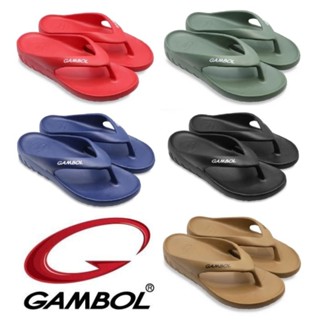 รองเท้าแตะหนีบ กันน้ำ Gambol นุ่มสบายสุดๆ GM41139 ดำ กรม น้ำ…