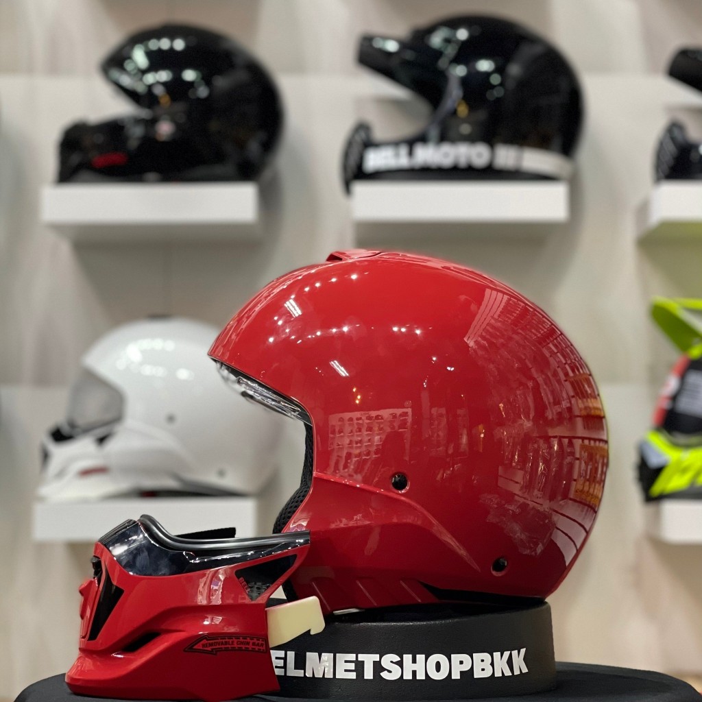 หมวกกันน็อค BELL BROOZER DUPLET GLOSS RED