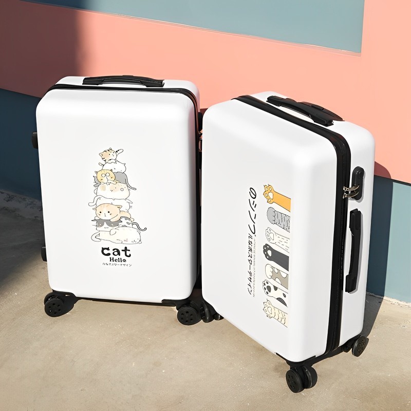 กระเป๋าเดินทาง  Luggage 20/24 นิ้ว วัสดุABS+PC ทนทานเป็นพิเศษ น้ำหนักเบากันน้ำ cartoon luggage