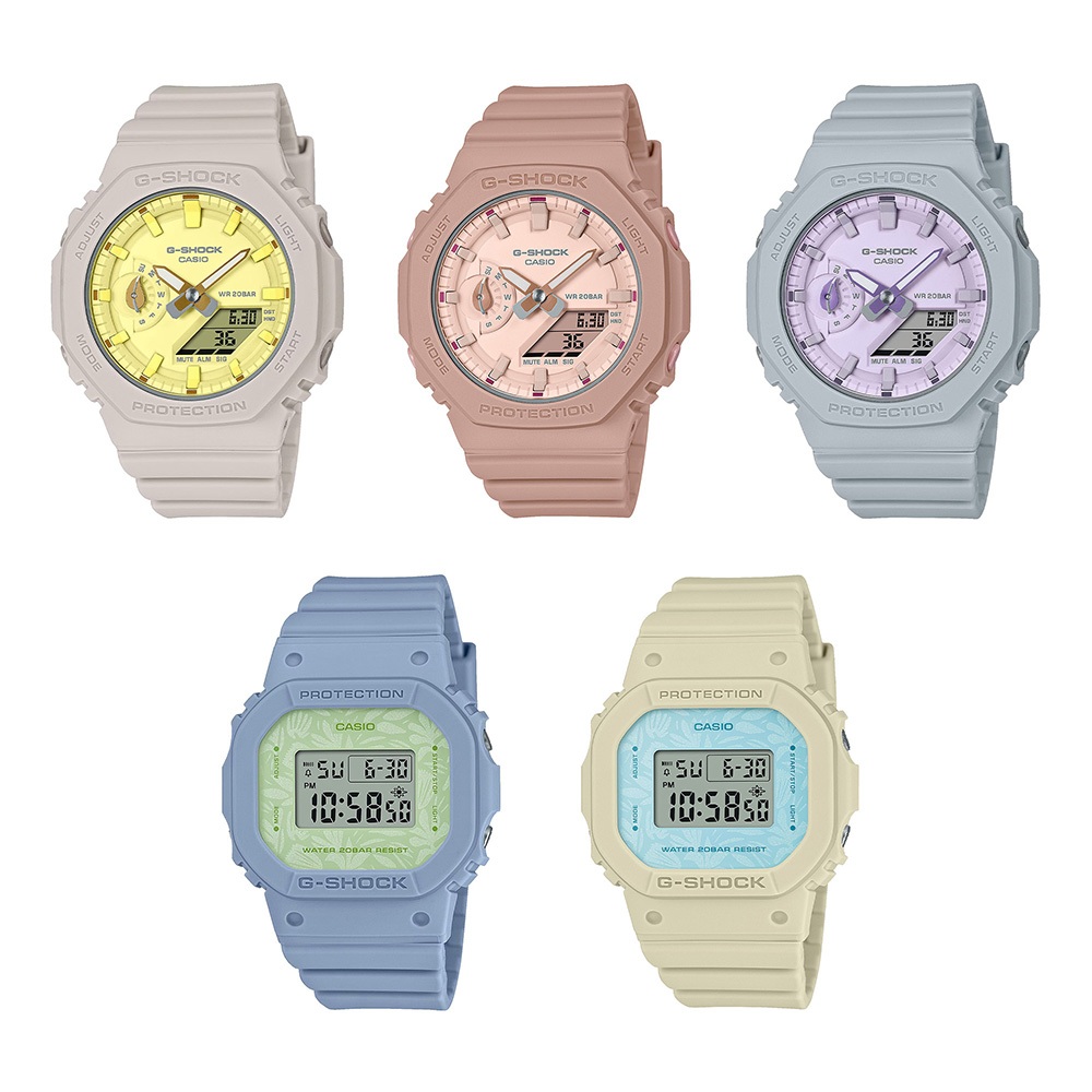 Casio G-Shock Mini รุ่น GMA-S2100NC,GMD-5600NC (GMA-S2100NC-4A,GMA-S2100NC-4A2,GMA-S2100NC-8A, GMD-S5600NC-2
