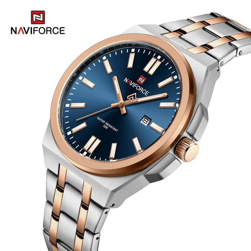 Naviforce นาฬิกาข้อมือผู้ชาย สปอร์ตแฟชั่น NF9226 สายสแตนเลส กันน้ำ ระบบอนาล็อก