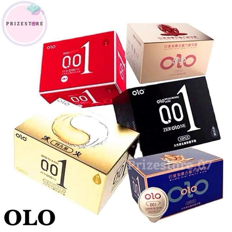 ถุงยางอนามัย ถุงยาง OLO บาง 0.01 (10ชิ้น)