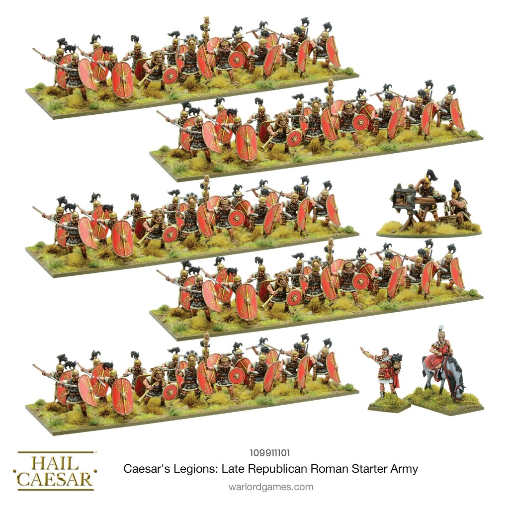 [พร้อมส่ง] Late Republic Caesarian Roman Starter Army
