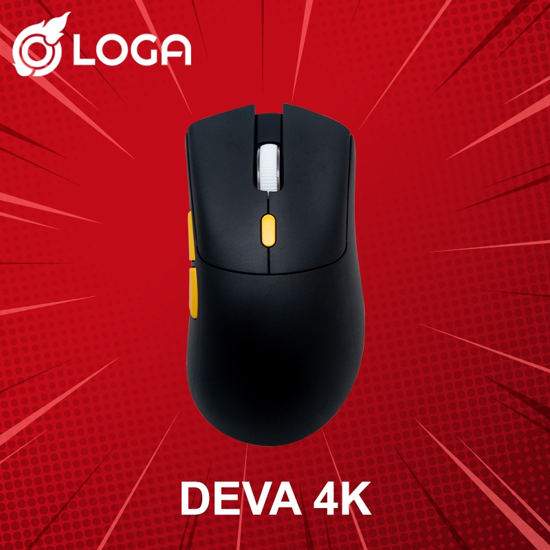 เมาส์เกมมิ่งไร้สาย LOGA Deva 4K Wireless ประกันศูนย์ 2 ปี