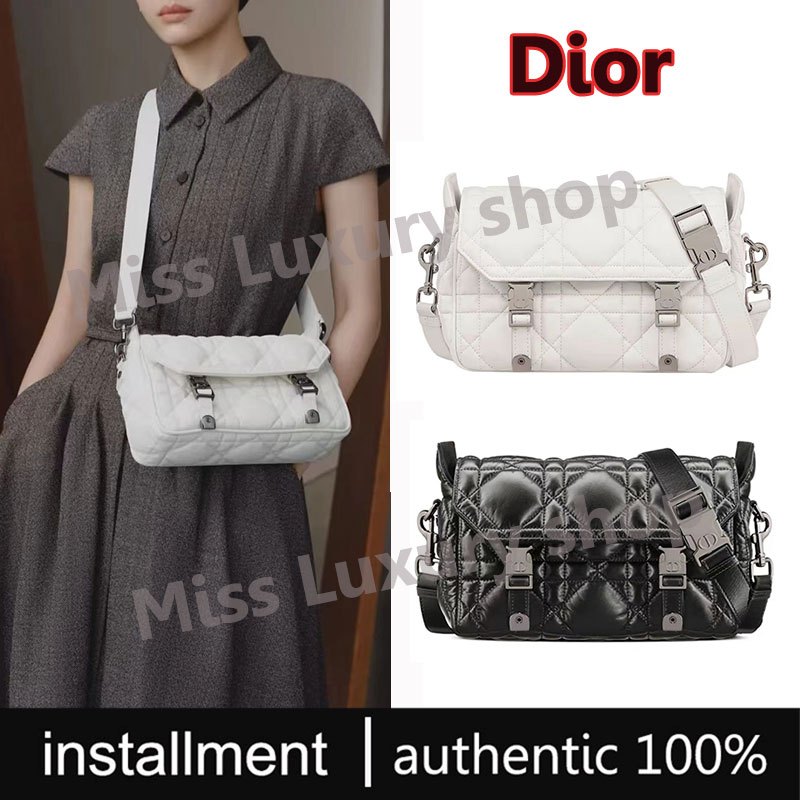 Dior กระเป๋าไหล่ของแท้100%