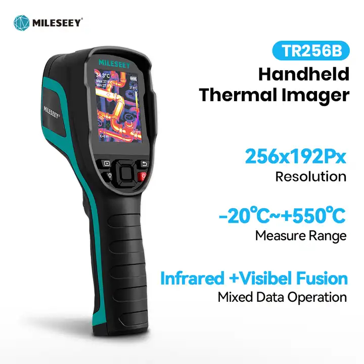 Mileseey TR256B กล้องถ่ายภาพความร้อนอินฟราเรด ความละเอียดสูง 256x192