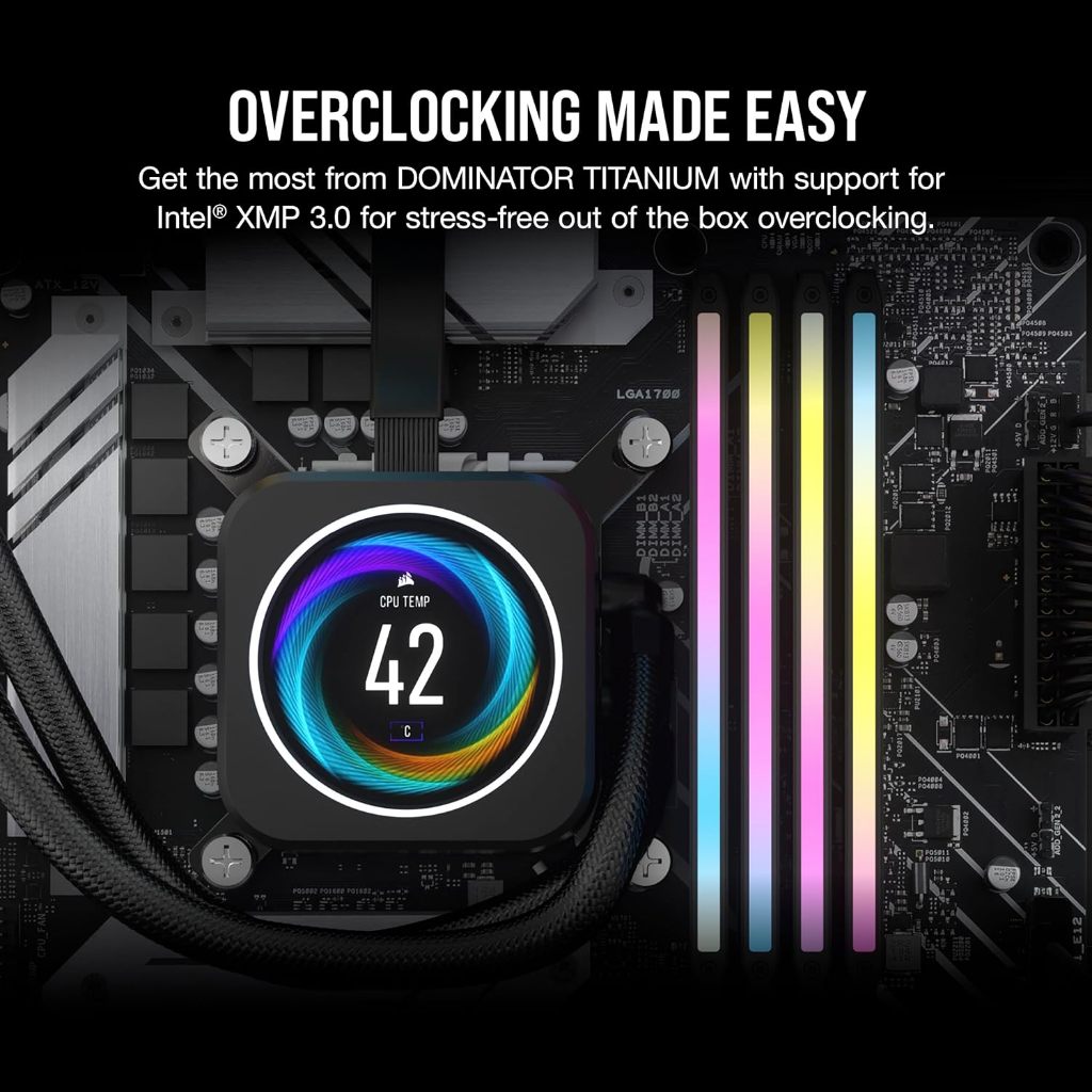 64GB (2x32GB) 6400 RAM Corsair DOMINATOR TITANIUM RGB (CMP64GX5M2B6400C32)