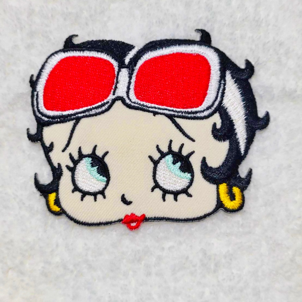 อาร์ม ตัวรีด ตัวรีดติดเสื้อ อาร์มติดเสื้อ การ์ตูน เด็ก ลาย betty boop Patch โลโก้ ตรา เบตตี้ บูบ Sti