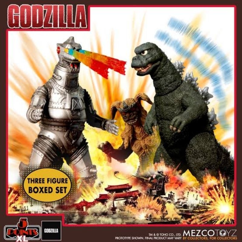 Mezco 5 Points Godzilla vs MechaGodzilla