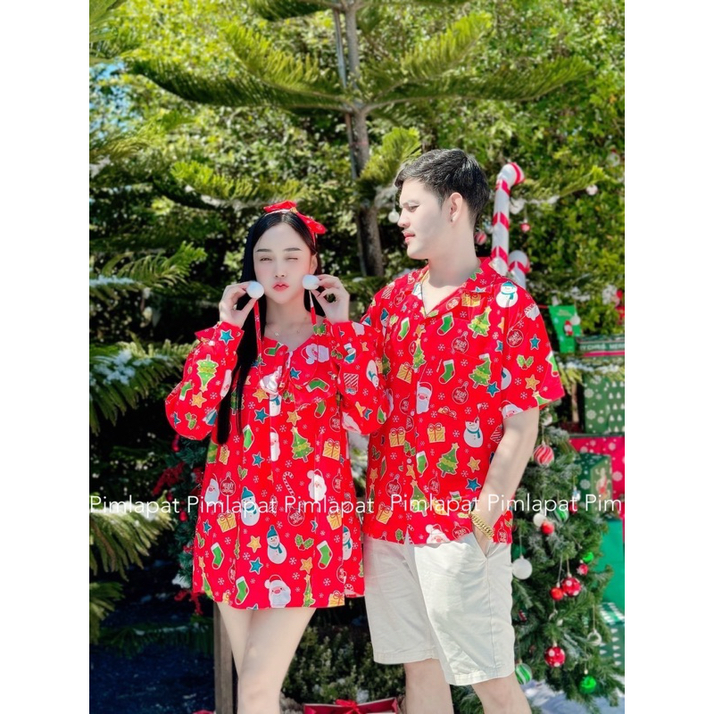 เสื้อคู่กับแฟน คริสมาสนี้ต้องมีนะคะพร้อมส่ง ส่งไวมาก