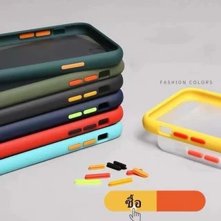 เคสกันกล้องขอบสีFor Oppo Realme C11 C12 C15 C17 Realme C20 C21 C21Y C25Y Realme 7 7proเคสกันกล้อง ตรงรุ่น ออปโป้ เรียลมี