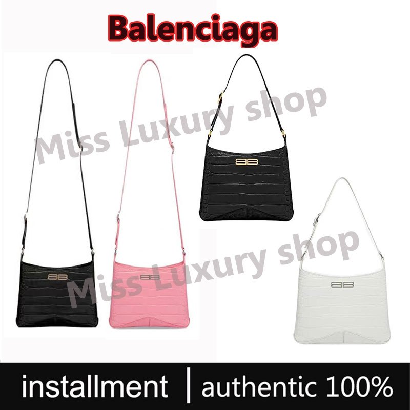 Balenciaga กระเป๋าไหล่กางเกงของแท้100%