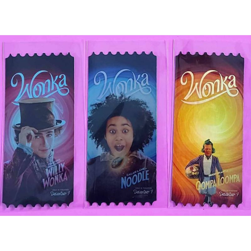 Collectible Ticket Wonka วองก้า จาก SF Cinema