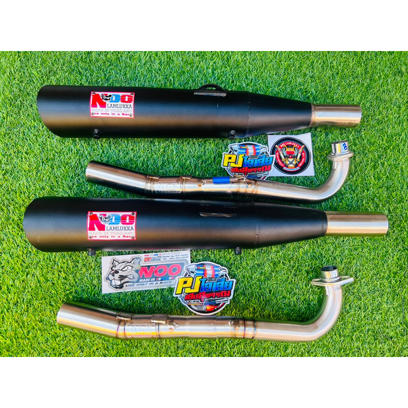 ท่อหนูลำลูกกา 🔥ปลายดำ คอเลส WAVE125 /S/R/บังลม DREM125 WAVE X