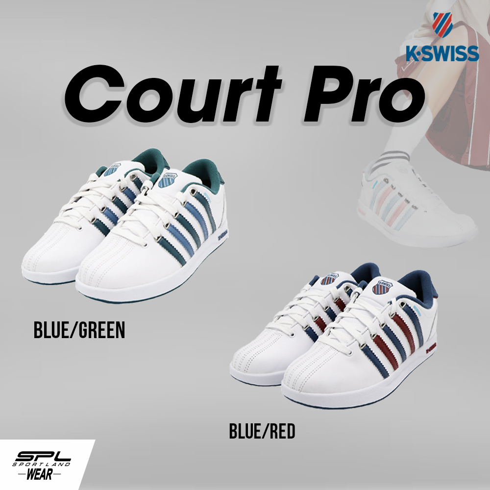 K-Swiss Collection เคสวิส รองเท้าผ้าใบ รองเท้าลำลอง สำหรับผู้ชาย M Court Pro WP 08389-141 / 08389-17