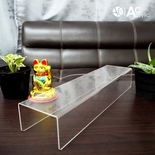 ชั้นวางโมเดล ชั้นอะคริลิค ชั้นวางของ ทรง U ขนาด ก9xย38xส6cm. หนา 2 มิล (U3)
