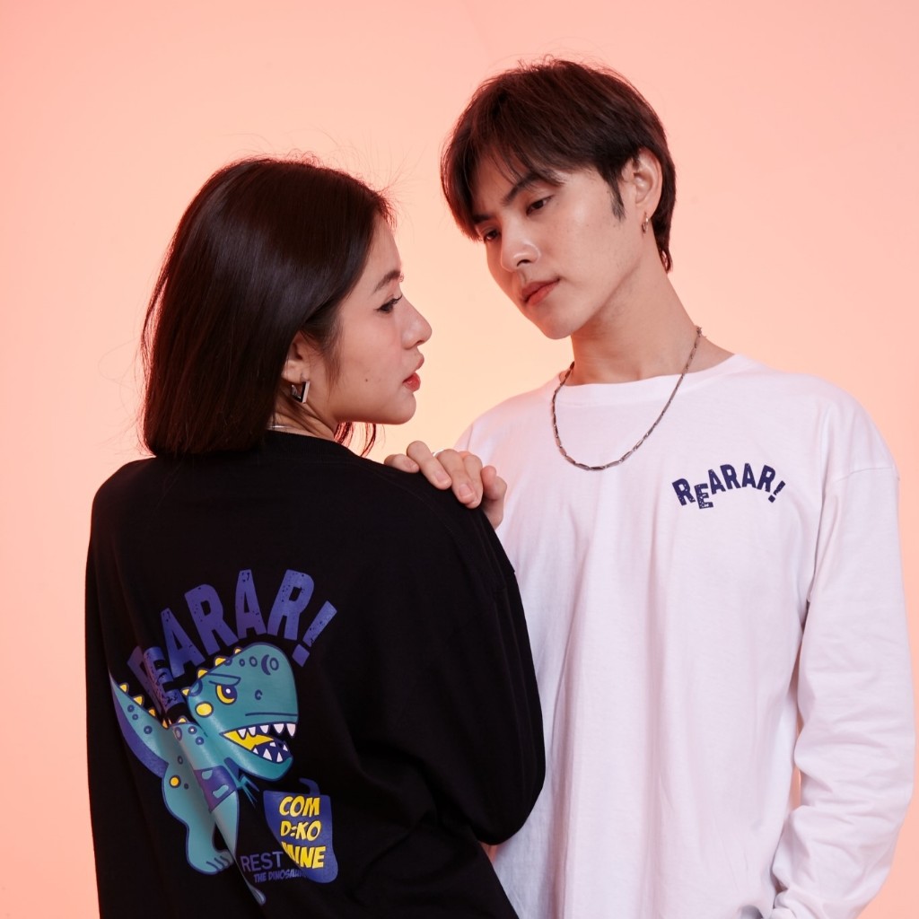 OK Apparel เสื้อยืดแขนยาว ลายก็อตจิ Oversize ผ้านำเข้าUSA แท้100% ผ้านิ่ม ใส่สบาย