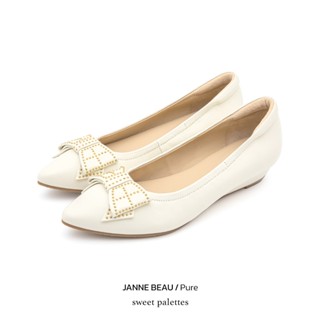 Sweet Palettes รองเท้าหนังแกะ Janne Beau Pure